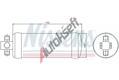 NISSENS Surna klimatizace NIS 95418, 95418