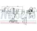NISSENS Vysoue klimatizace NIS 95449, 95449
