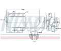 NISSENS Vysoue klimatizace NIS 95507, 95507