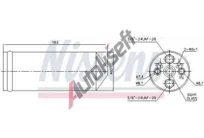NISSENS Vysoue klimatizace NIS 95523, 95523