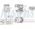 NISSENS Hrdlo škrtící klapky ** FIRST FIT ** NIS 955253, 955253