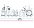 NISSENS Vysoue klimatizace NIS 95572, 95572