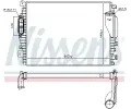 NISSENS Chladi vzduchu intercooler NIS 96045, 96045