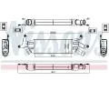 NISSENS Chladi vzduchu intercooler NIS 96086, 96086