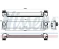 NISSENS Chladi vzduchu intercooler NIS 96091, 96091