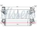 NISSENS Chladič vzduchu intercooler NIS 96103, 96103