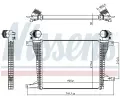 NISSENS Chladi vzduchu intercooler NIS 961124, 961124