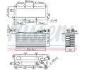 Chladi vzduchu intercooler NISSENS ‐ NIS 96122
