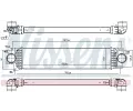 NISSENS Chladič vzduchu intercooler NIS 961234, 961234
