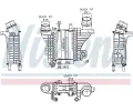 NISSENS Chladič vzduchu intercooler ** FIRST FIT ** NIS 961321, 961321