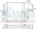 NISSENS Chladi vzduchu intercooler NIS 961424, 961424