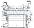 NISSENS Chladi vzduchu intercooler NIS 961429, 961429