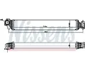 NISSENS Chladi vzduchu intercooler NIS 961527, 961527