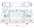 NISSENS Chladi vzduchu intercooler NIS 96163, 96163