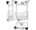 NISSENS Chladi vzduchu intercooler NIS 96167, 96167