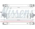 NISSENS Chladi vzduchu intercooler NIS 96311, 96311