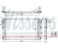 NISSENS Chladi vzduchu intercooler NIS 96347, 96347