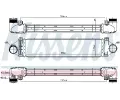 NISSENS Chladič vzduchu intercooler NIS 96349, 96349