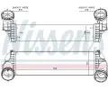 NISSENS Chladič vzduchu intercooler NIS 96364, 96364
