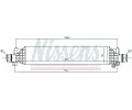 NISSENS Chladič vzduchu intercooler NIS 96375, 96375
