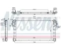 NISSENS Chladič vzduchu intercooler NIS 96401, 96401