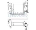 NISSENS Chladič vzduchu intercooler NIS 96417, 96417