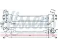 NISSENS Chladič vzduchu intercooler NIS 96459, 96459