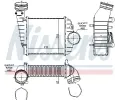 NISSENS Chladi vzduchu intercooler NIS 96469, 96469