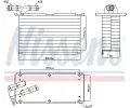 NISSENS Chladi vzduchu intercooler NIS 96470, 96470