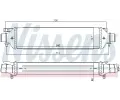 NISSENS Chladi vzduchu intercooler NIS 96477, 96477
