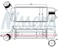 NISSENS Chladi vzduchu intercooler NIS 96515, 96515