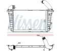 NISSENS Chladi vzduchu intercooler NIS 96586, 96586