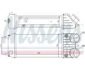 NISSENS Chladi vzduchu intercooler NIS 96593, 96593