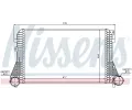 NISSENS Chladi vzduchu intercooler NIS 96610, 96610