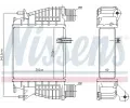 NISSENS Chladi vzduchu intercooler NIS 96645, 96645