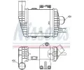 NISSENS Chladi vzduchu intercooler NIS 96661, 96661