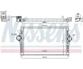 NISSENS Chladi vzduchu intercooler NIS 96692, 96692
