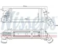 NISSENS Chladi vzduchu intercooler NIS 96719, 96719