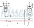 NISSENS Chladi vzduchu intercooler NIS 96731, 96731