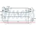 NISSENS Chladi vzduchu intercooler NIS 96733, 96733
