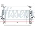 NISSENS Chladi vzduchu intercooler NIS 96755, 96755