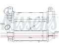 NISSENS Chladi vzduchu intercooler NIS 96769, 96769