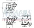 NISSENS AGR ventil NIS 98162, 98162