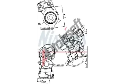NISSENS AGR ventil NIS 98181, 98181