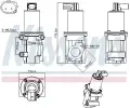 NISSENS AGR ventil ** FIRST FIT ** NIS 98306, 98306