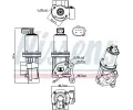 NISSENS AGR ventil ** FIRST FIT ** NIS 98312, 98312