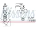 AGR ventil NISSENS ‐ NIS 98347