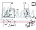 NISSENS AGR ventil ** FIRST FIT ** NIS 98355, 98355