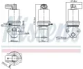 NISSENS AGR ventil NIS 98372, 98372