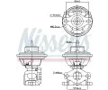 NISSENS AGR ventil ** FIRST FIT ** NIS 98477, 98477